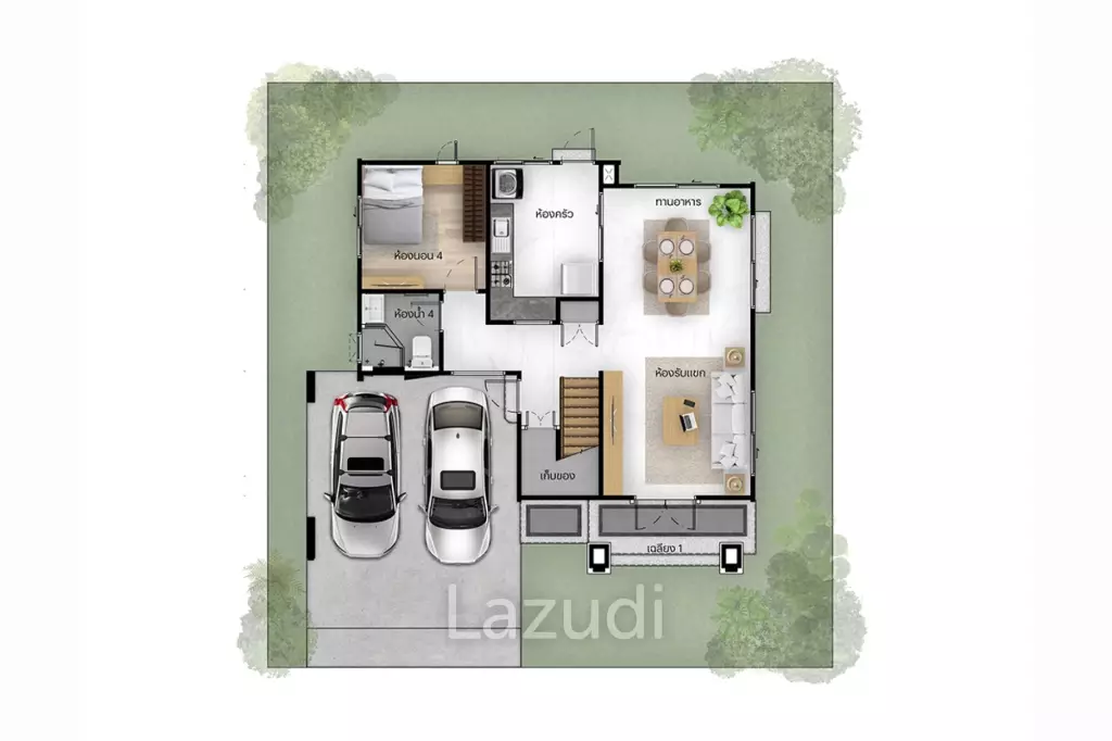 Luxurious 4-Bedroom Home in Setthasiri Serithai Bangkok