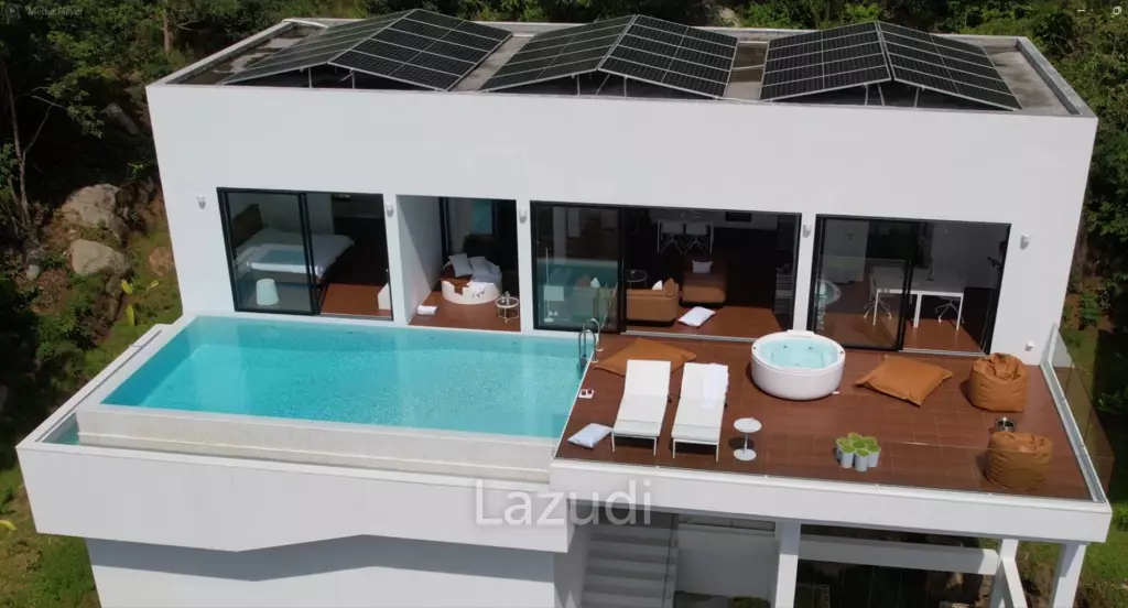 2-Bed Villa With Sunrise Sea View in Chaweng Noi