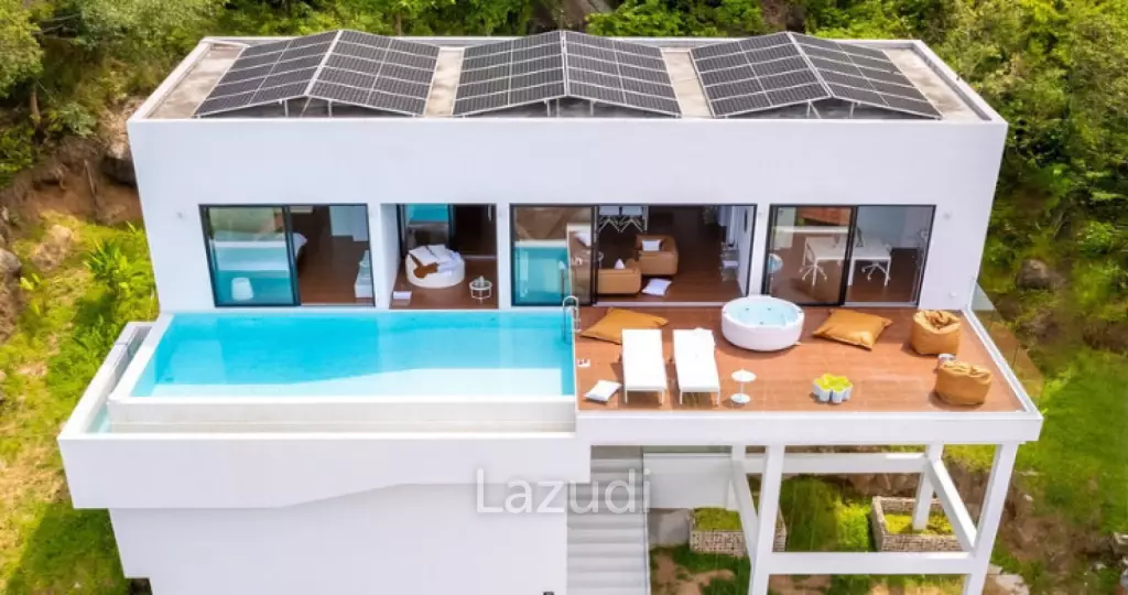2-Bed Villa With Sunrise Sea View in Chaweng Noi