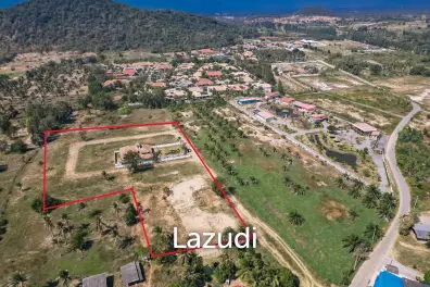 Mountain Views Land with Pool villa construction 90 % completed in Pran Bu Ri
