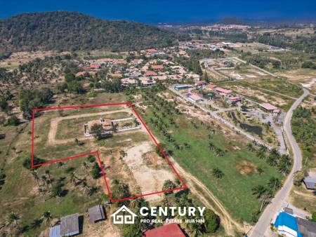 Mountain Views Land with Pool villa construction 90 % completed in Pran Bu Ri