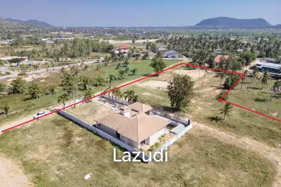 Mountain Views Land with Pool villa construction 90 % completed in Pran Bu Ri