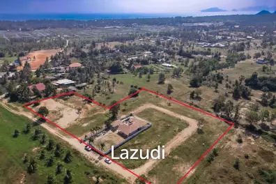Mountain Views Land with Pool villa construction 90 % completed in Pran Bu Ri