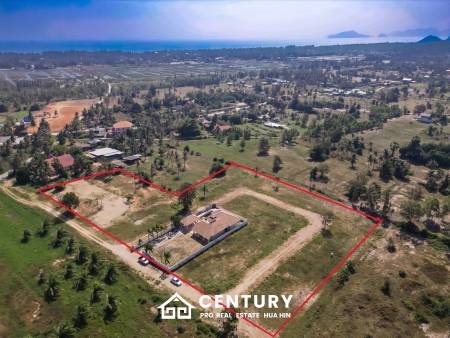 Mountain Views Land with Pool villa construction 90 % completed in Pran Bu Ri