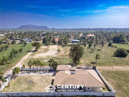 Mountain Views Land with Pool villa construction 90 % completed in Pran Bu Ri