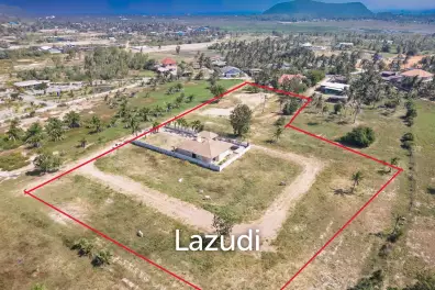 Mountain Views Land with Pool villa construction 90 % completed in Pran Bu Ri