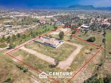 Mountain Views Land with Pool villa construction 90 % completed in Pran Bu Ri