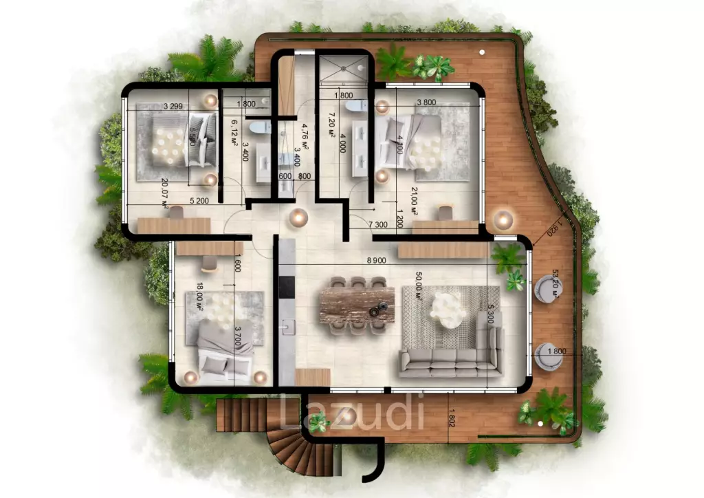Penthouse Sea Views 2 Bed 2.5 Bath 195 SQ.M Gaia Residence