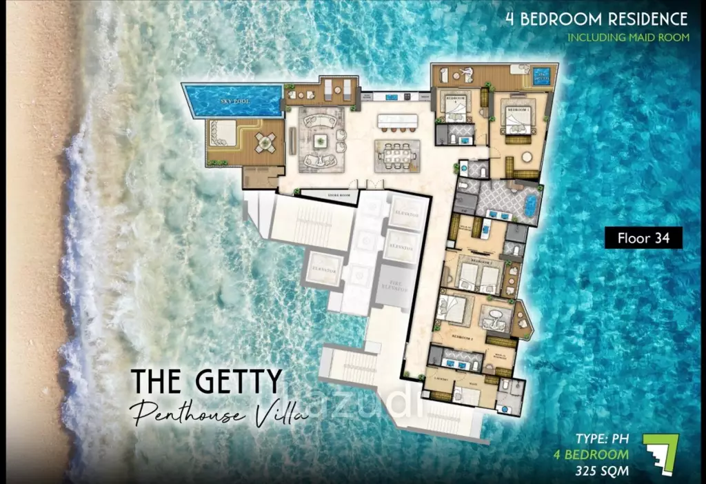 The Riviera Santa Monica 37 Sqm 1 Bed 1 Bath