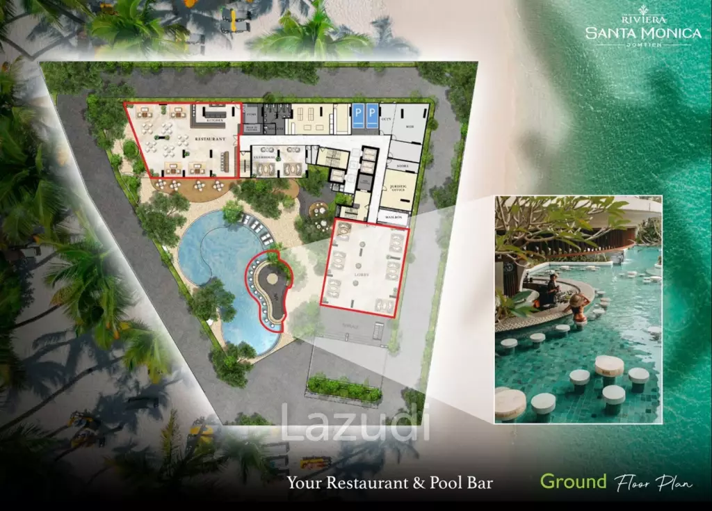 The Riviera Santa Monica 65 Sqm 2 Bed 2 Bath