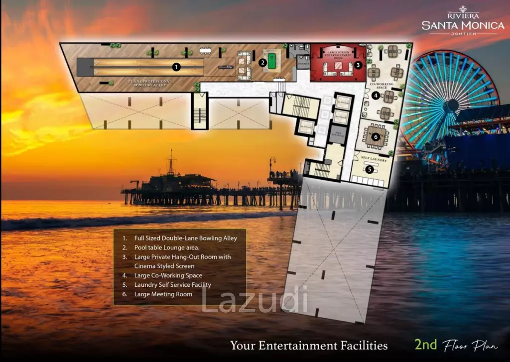 The Riviera Santa Monica 59 Sqm 2 Bed 2 Bath