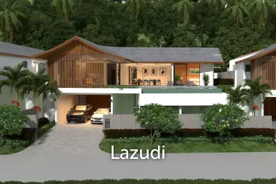 3 Bed 3.5 Bath 385.37 SQ.M The Green Hill Lamai Pool villas