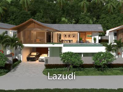 3 Bed 3.5 Bath 385.37 SQ.M The Green Hill Lamai Pool villas