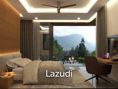 3 Bed 3.5 Bath 385.37 SQ.M The Green Hill Lamai Pool villas