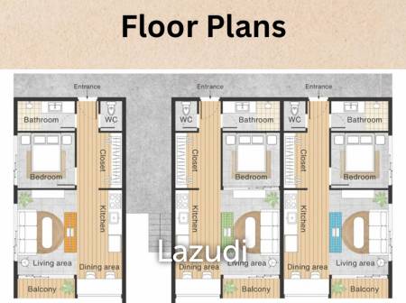 1 Bed 1 Bath 54 SQ.M Pahili Loft Lamai