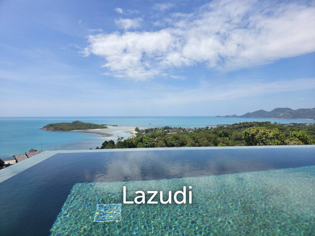 Koh Samui Best View: Brand-New 5+ Beds Luxury Villa For Sale