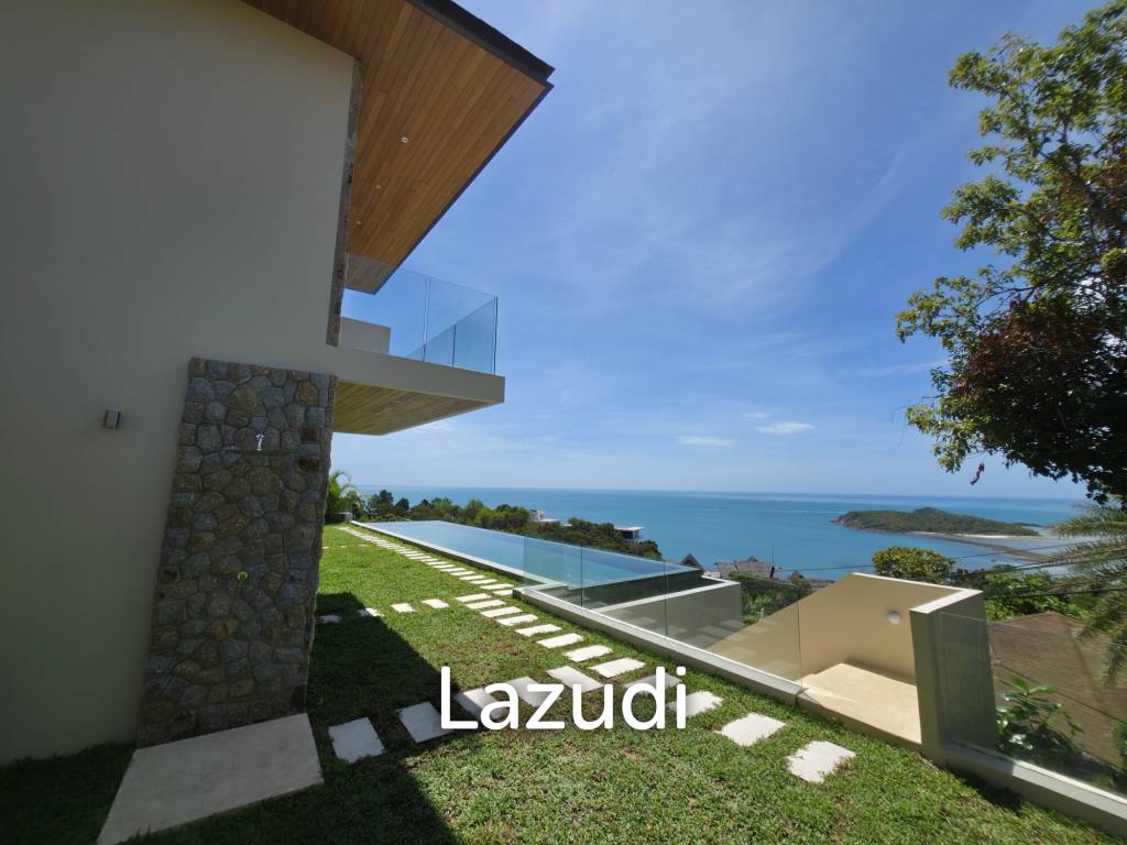 Koh Samui Best View: Brand-New 5+ Beds Luxury Villa For Sale