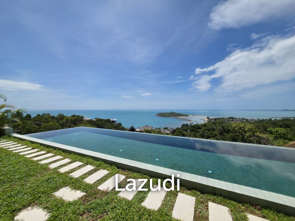 Koh Samui Best View: Brand-New 5+ Beds Luxury Villa For Sale