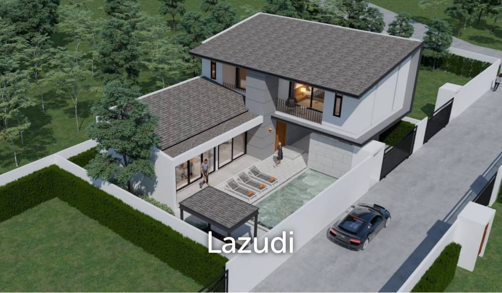 3 Bed 3.5 Bath 285.69 SQ.M Golden Pool Villas Plai Laem Phase 2
