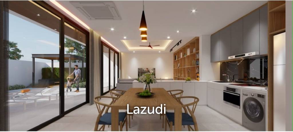 3 Bed 3.5 Bath 285.69 SQ.M Golden Pool Villas Plai Laem Phase 2