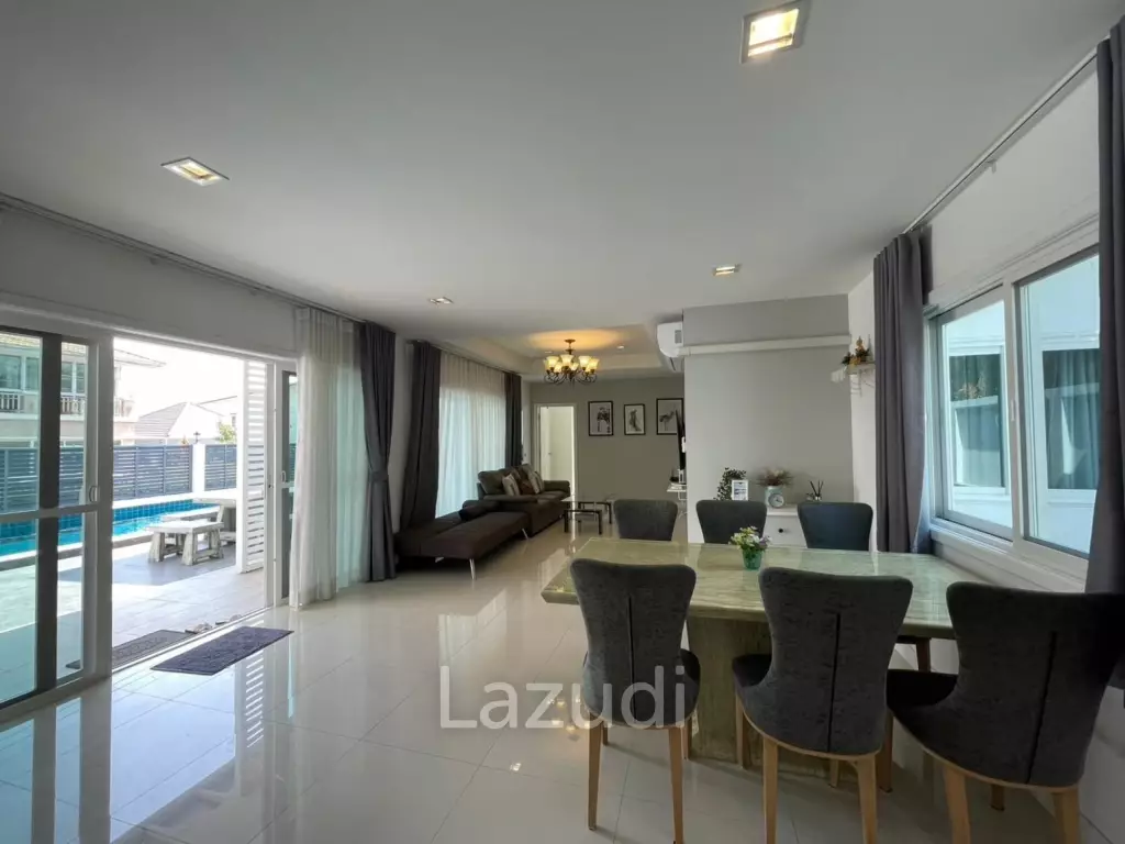 For Rent: Aomsin Residence 3 Bedroom Villa with Pool in Soi Hua Hin102