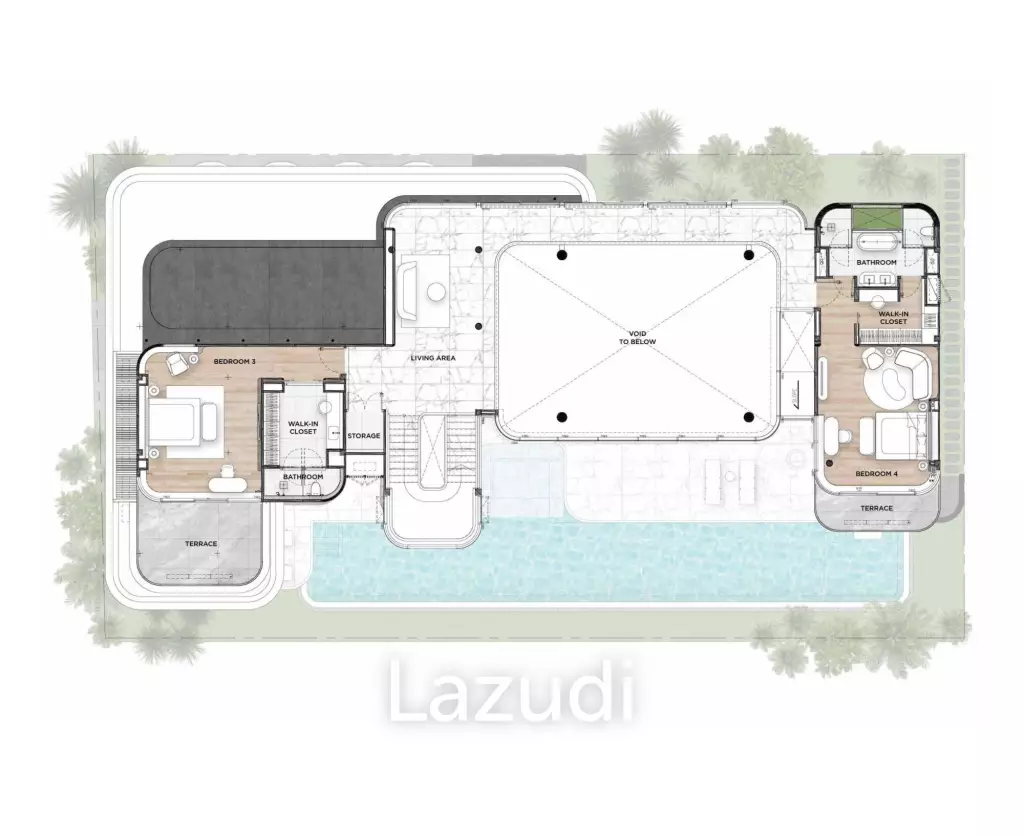 4 Bed 5 Bath 799 SQ.M Tri Vananda