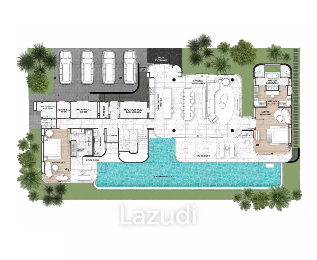 4 Bed 5 Bath 799 SQ.M Tri Vananda