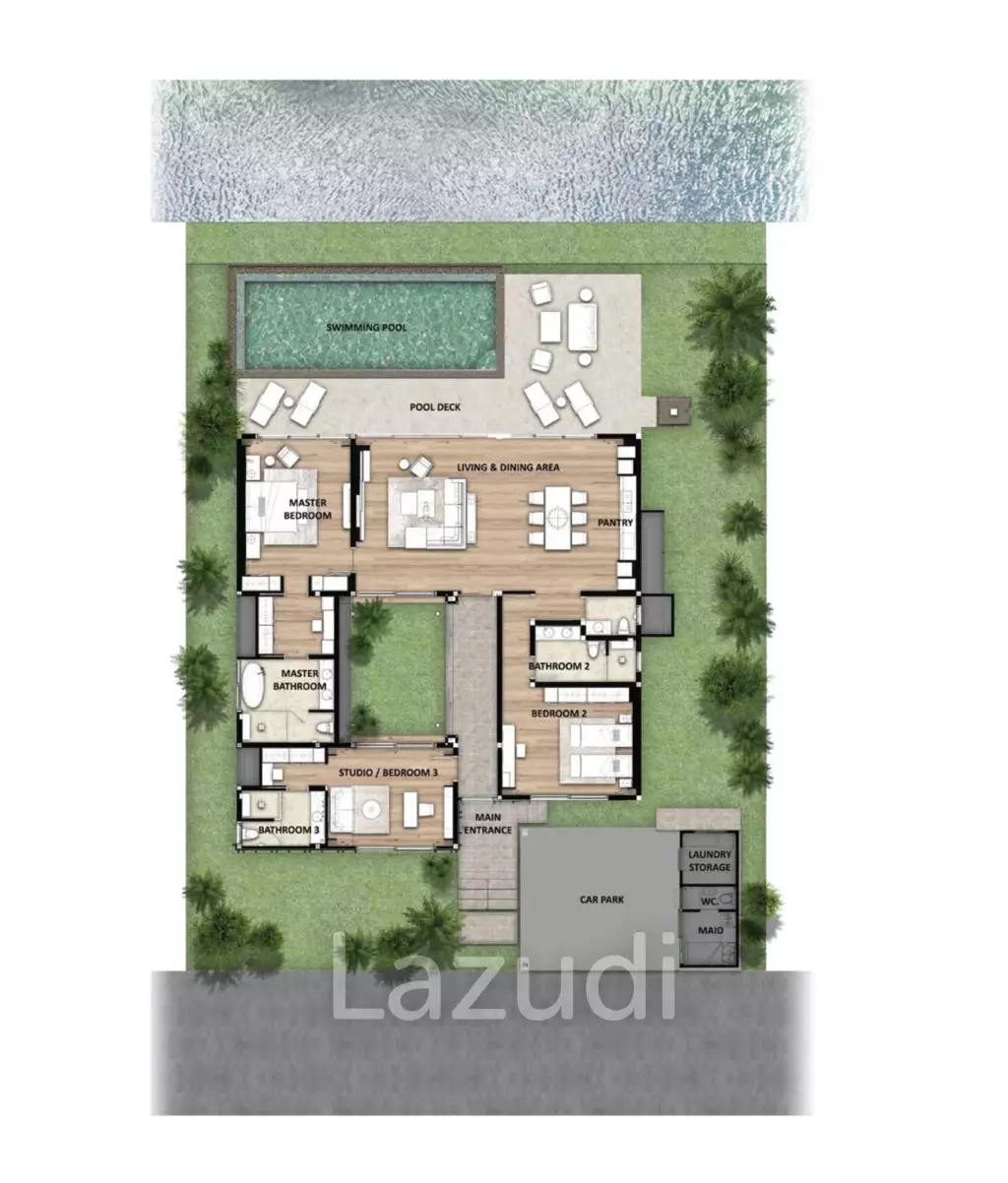 3 Bed 3 Bath 404 SQ.M Tri Vananda