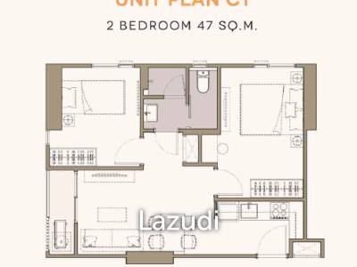2 Beds 47SQ.M SQ.M At Maru Chula Condo