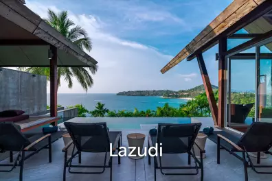 Luxury 4-Bedroom Pool Villa with Mountain and Ocean Views for Sale