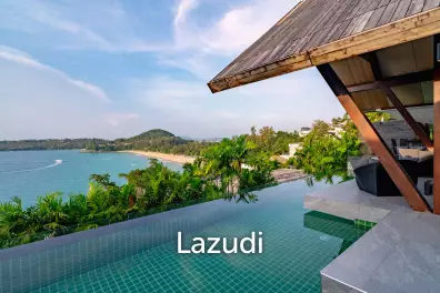 Luxury 4-Bedroom Pool Villa with Mountain and Ocean Views for Sale