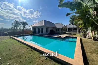 PALM HILLS HOMES : 4 Bed Pool Villa With Guest Villas On Golf Course with Lifetime Golf Membership