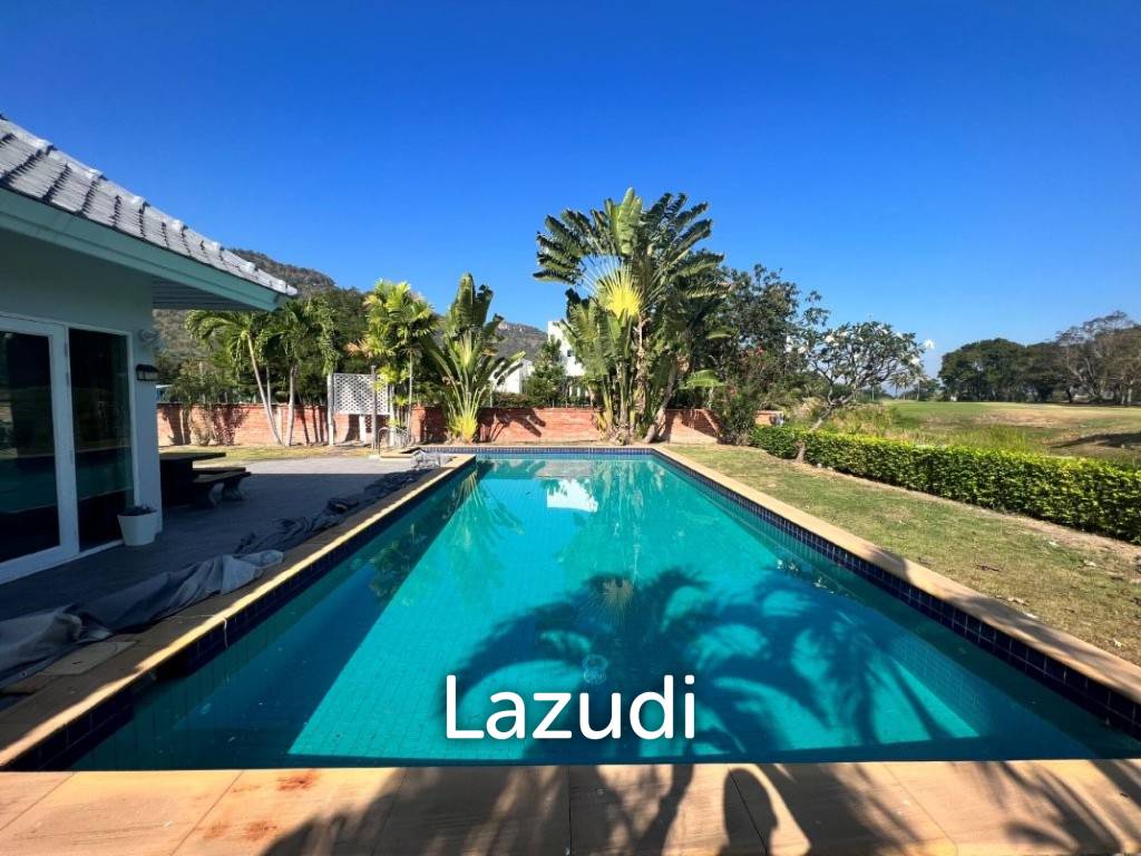 PALM HILLS HOMES : 4 Bed Pool Villa With Guest Villas On Golf Course with Lifetime Golf Membership