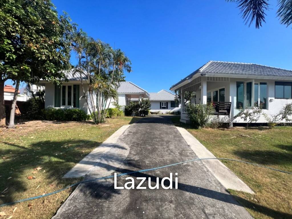 PALM HILLS HOMES : 4 Bed Pool Villa With Guest Villas On Golf Course with Lifetime Golf Membership