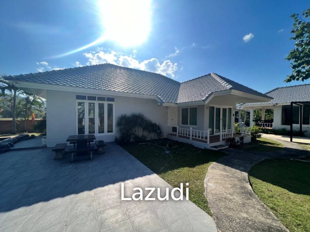 PALM HILLS HOMES : 4 Bed Pool Villa With Guest Villas On Golf Course with Lifetime Golf Membership