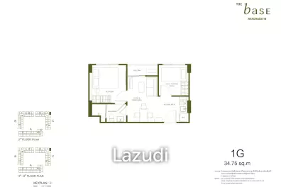 1 Bed Plus 34.75 SQ.M at The Base Ratchada 19