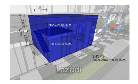 Modern Retail Unit in Bangkok's 949 Neighborhood
