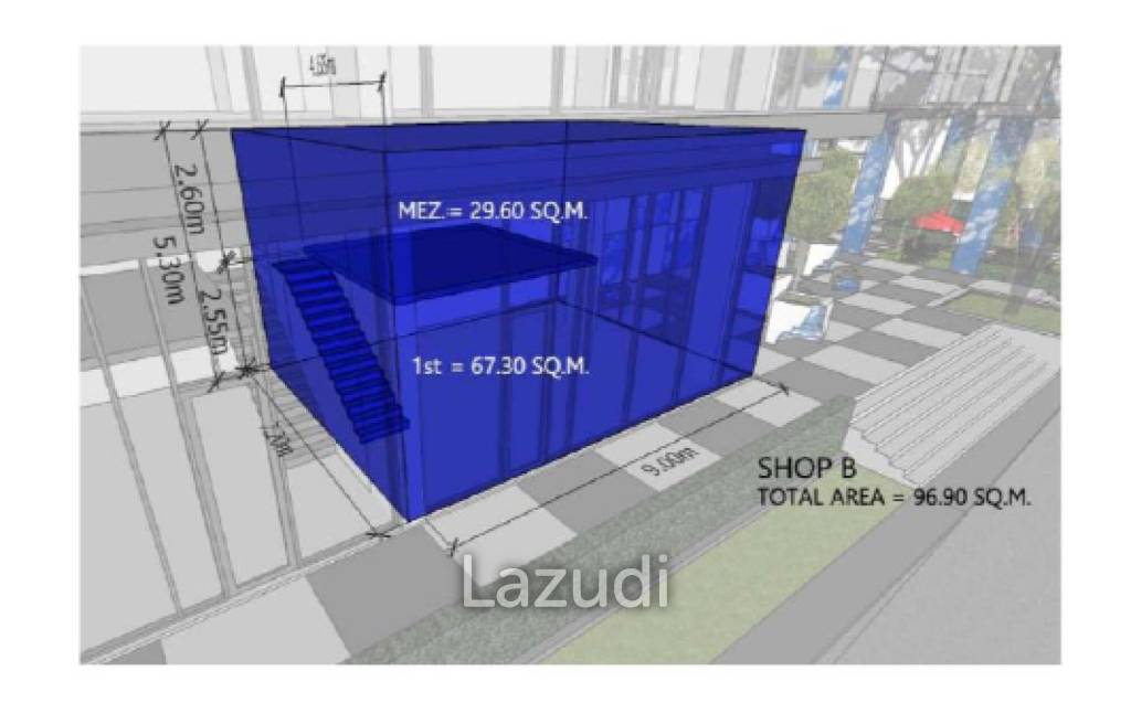 Modern Retail Unit in Bangkok's 949 Neighborhood