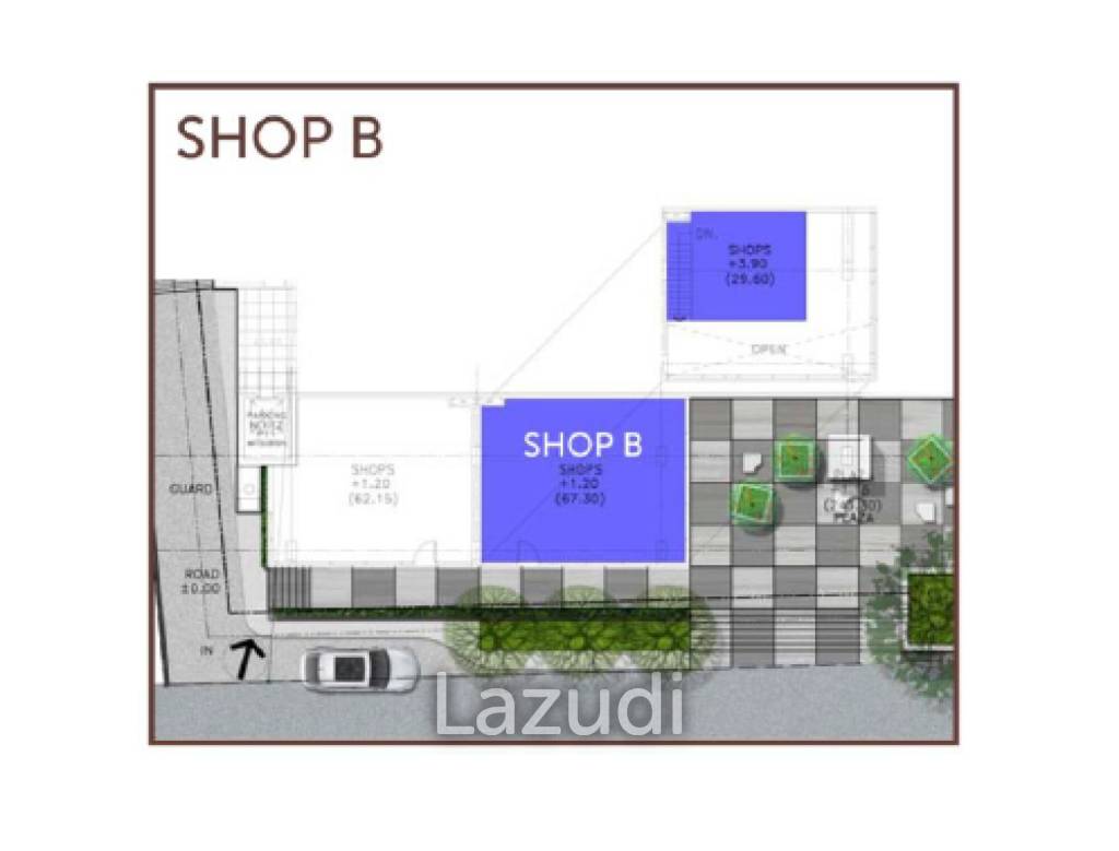 Modern Retail Unit in Bangkok's 949 Neighborhood