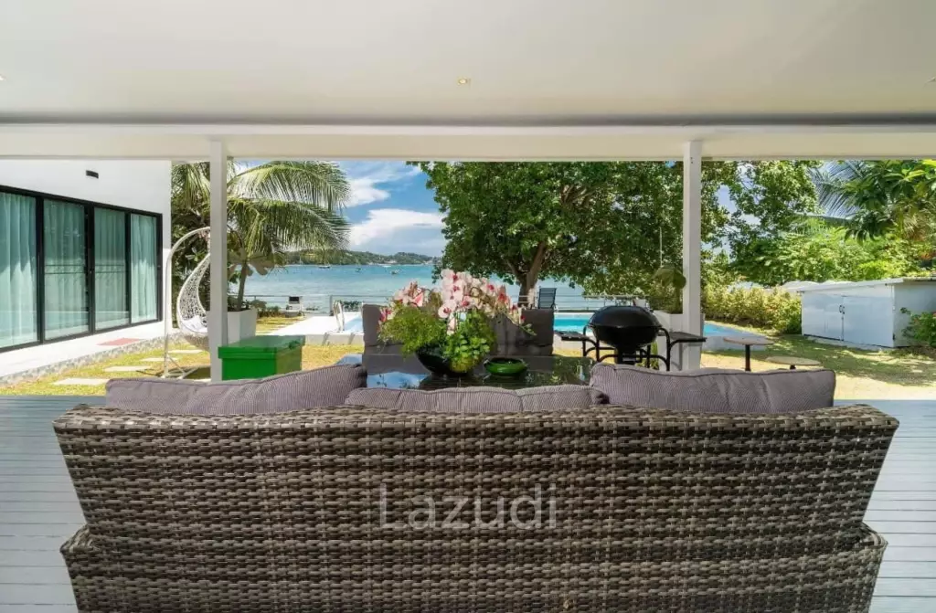 Beachfront 4-bedroom villa in Ao Yon