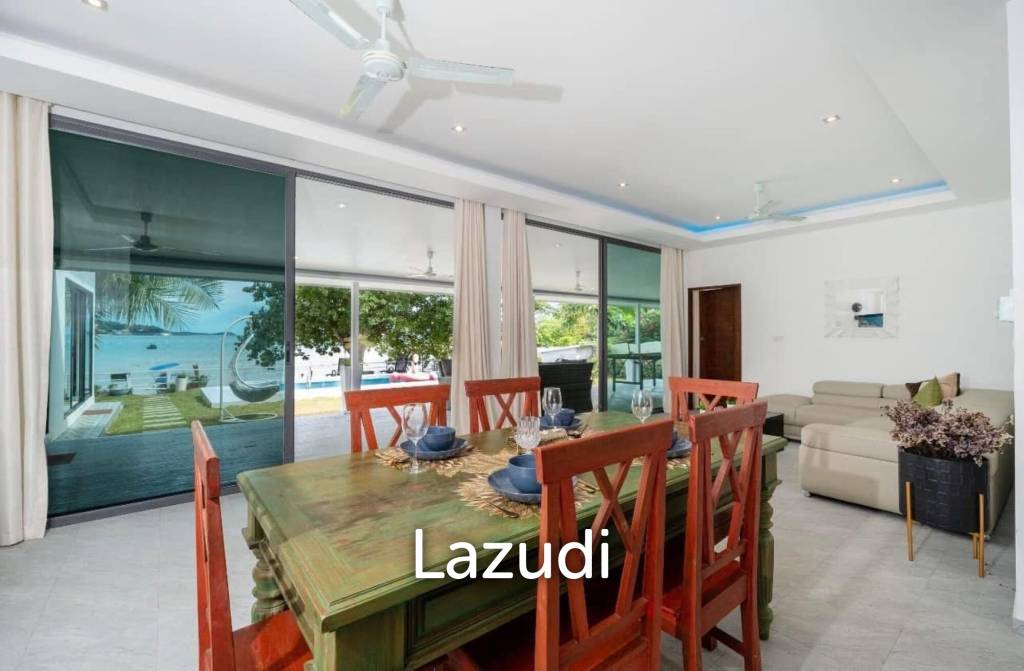 Beachfront 4-bedroom villa in Ao Yon