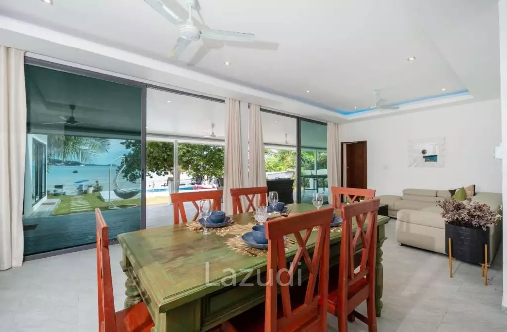 Beachfront 4-bedroom villa in Ao Yon