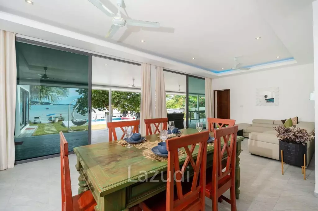 Beachfront 4-bedroom villa in Ao Yon