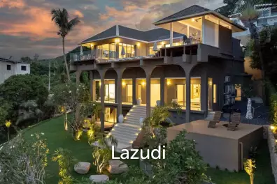 Stunning 5-Bedroom Villa with Breathtaking Ocean Views in Bo Phut Hills