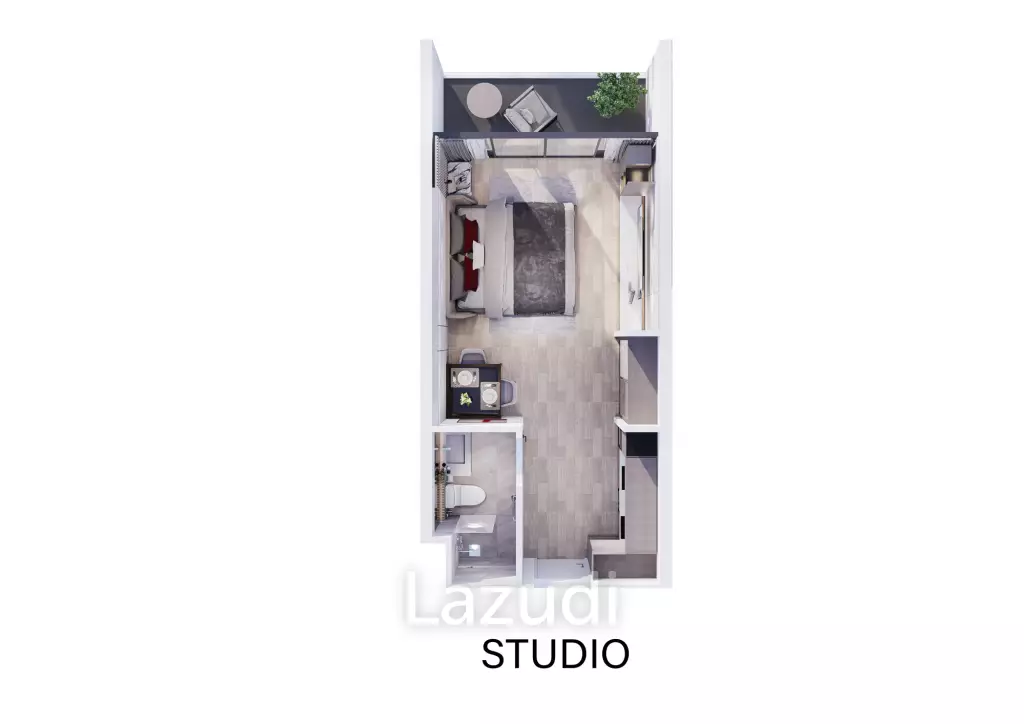 Studio 1 Bath 36 SQ.M Sirius Condominium