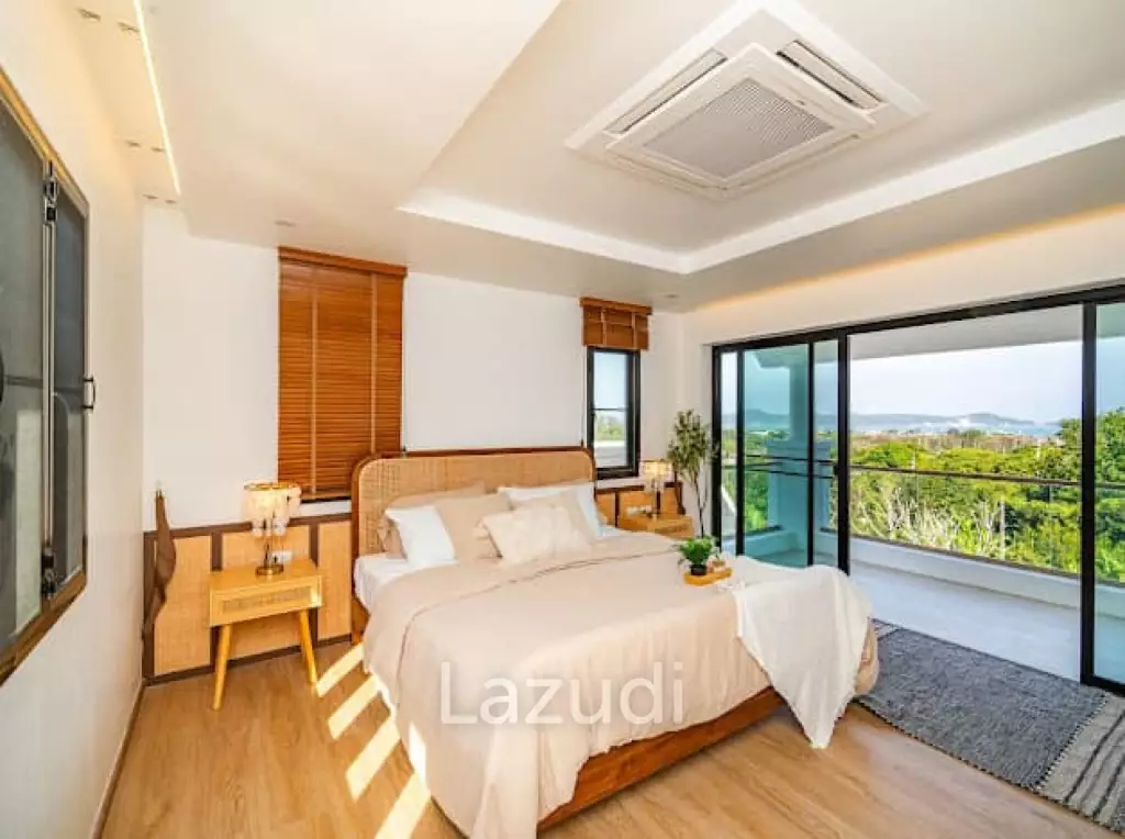 Stunning Seaview Pool Villa with 4 Bedrooms In Chalong