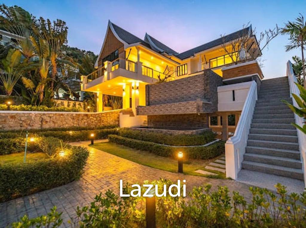 Stunning Seaview Pool Villa with 4 Bedrooms In Chalong