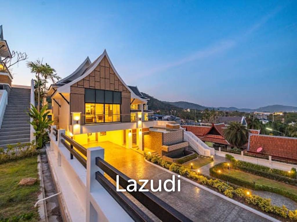 Stunning Seaview Pool Villa with 4 Bedrooms In Chalong