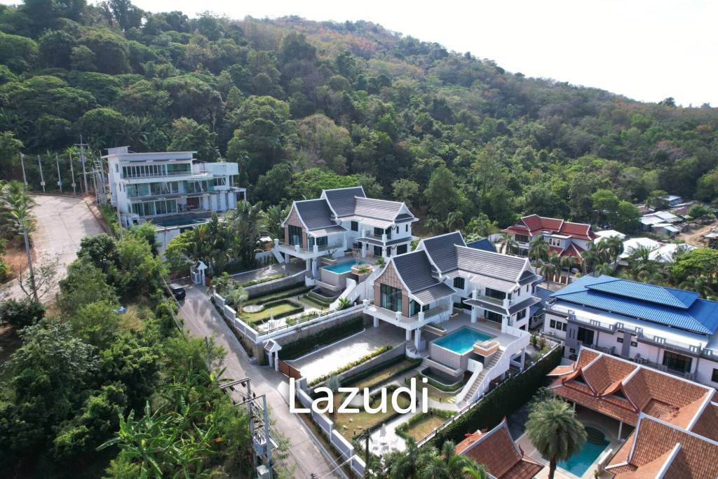 Stunning Seaview Pool Villa with 4 Bedrooms In Chalong