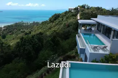 4 Bedrooms Pool Villa with Stunning Panoramic Sunset Sea View